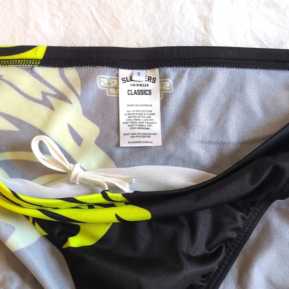 Sluggers Swimwear Classics - Black and Neon Lion Speedos - Picture 3 of 3